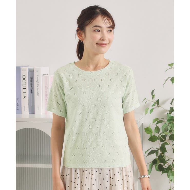 レースジャカードTシャツ | ITS'DEMO | 詳細画像13 