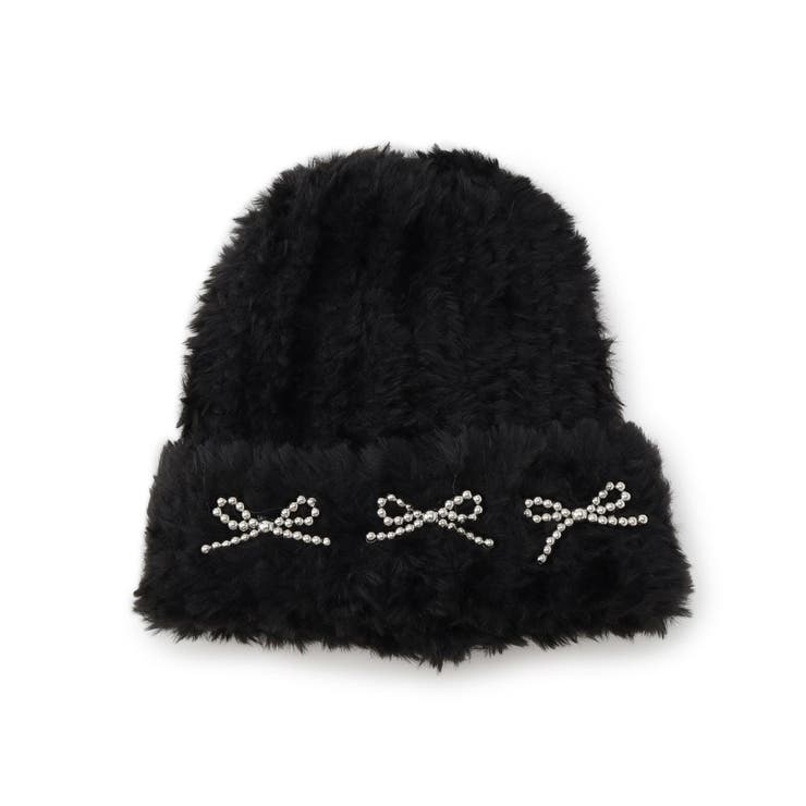 ビーズリボンファーニット帽 | ESPERANZA | 詳細画像1 