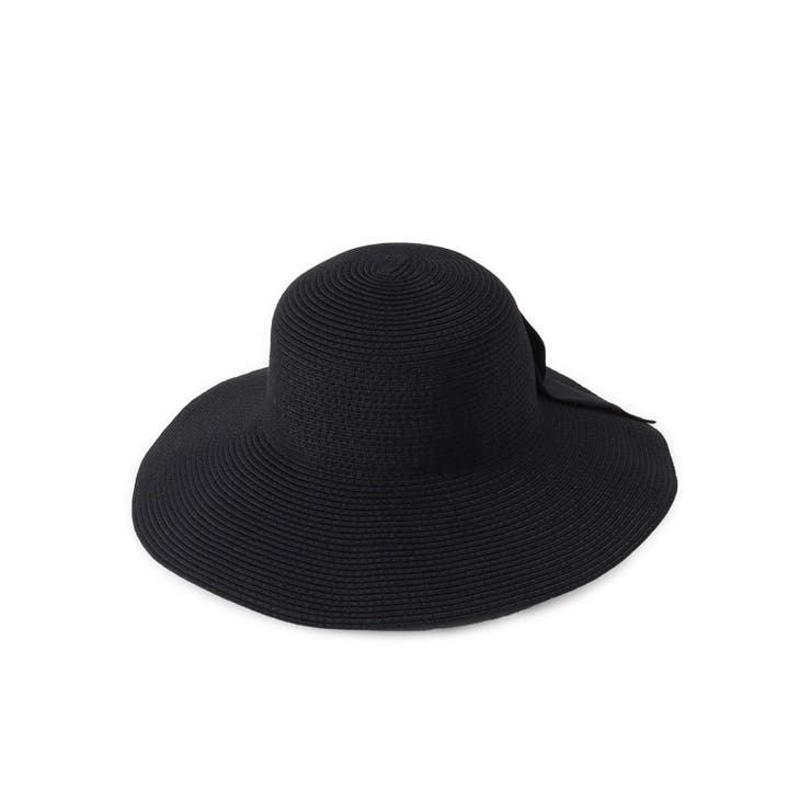 ブラック(019) | 【接触冷感／洗濯可】コンパクトウォッシャブルリボンハット | ESPERANZA