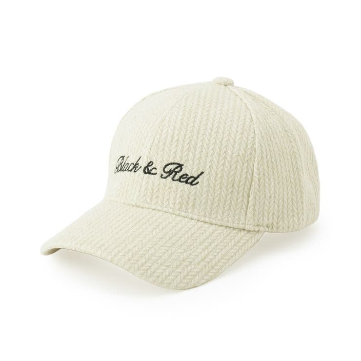 アイボリー(004) | ニット柄ロゴキャップ | ESPERANZA