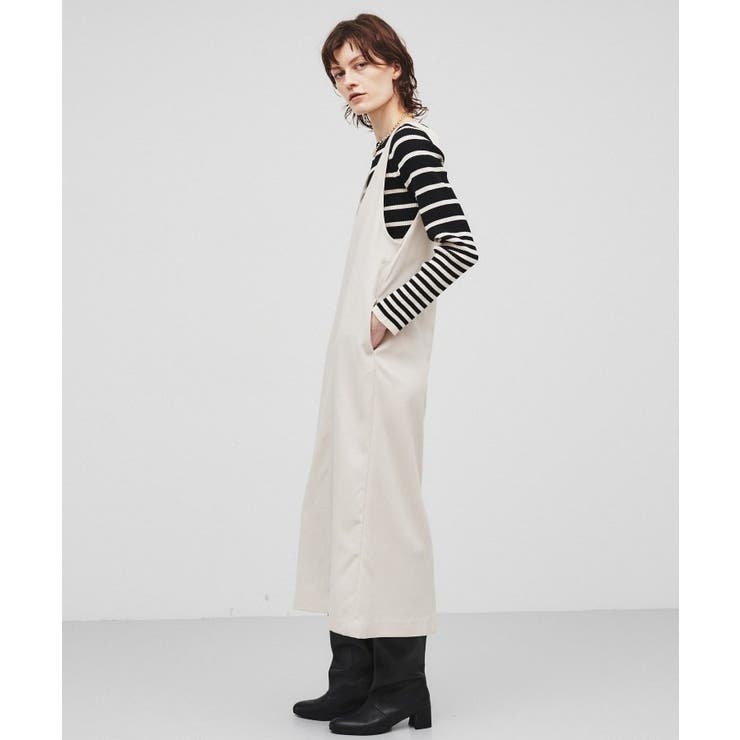 【手洗い可】Vネックジャンパースカート | cloenc | 詳細画像2 