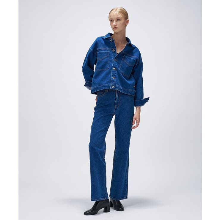 【手洗い可】ストレッチデニムジャケット | cloenc | 詳細画像1 