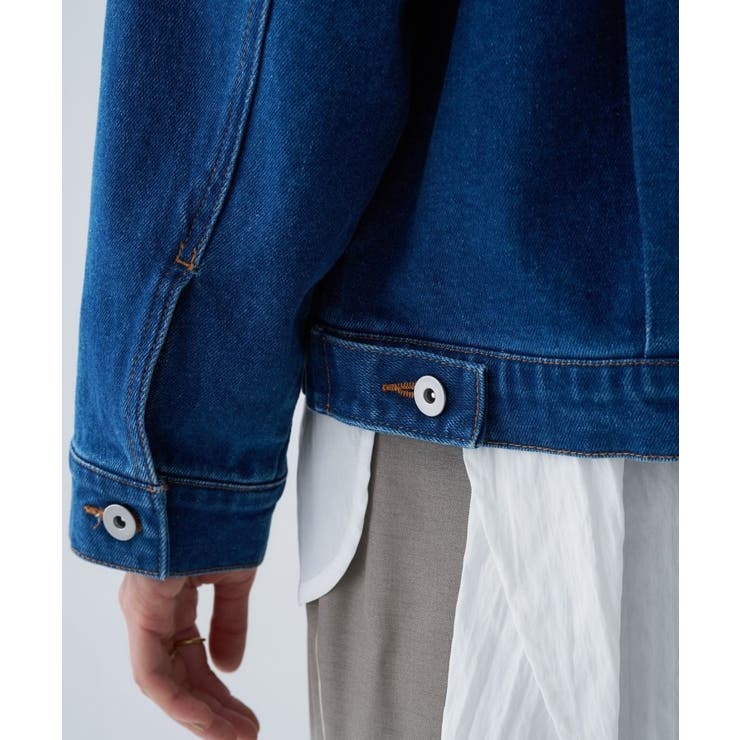 【手洗い可】ストレッチデニムジャケット | cloenc | 詳細画像15 