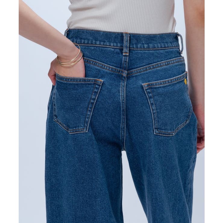 【マシンウォッシュ】ストレッチデニムワイドパンツ | cloenc | 詳細画像7 