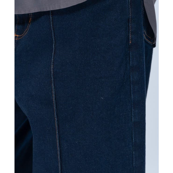 【マシンウォッシュ】ストレッチデニムワイドパンツ | cloenc | 詳細画像14 