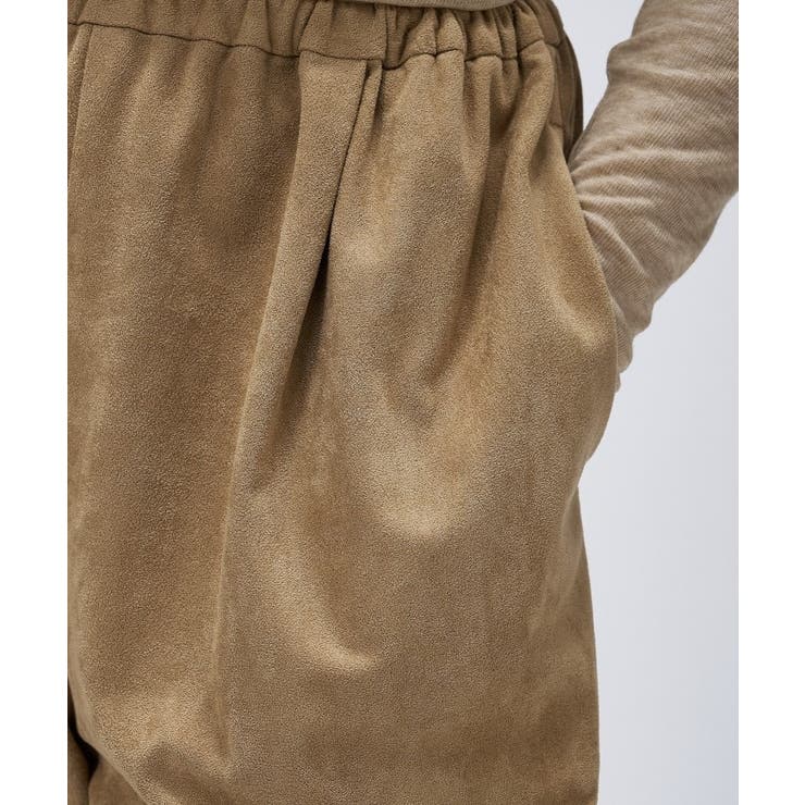 【セットアップ／手洗い可】スウェードライクイージーパンツ | cloenc | 詳細画像6 