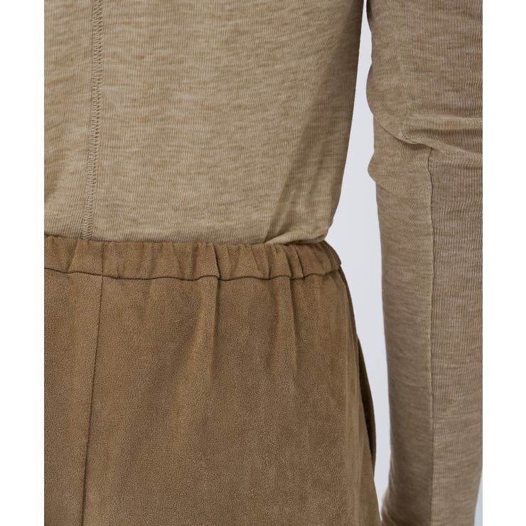 【セットアップ／手洗い可】スウェードライクイージーパンツ | cloenc | 詳細画像7 