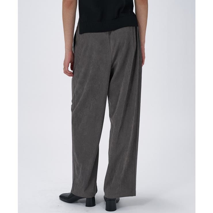 【セットアップ／手洗い可】スウェードライクイージーパンツ | cloenc | 詳細画像18 