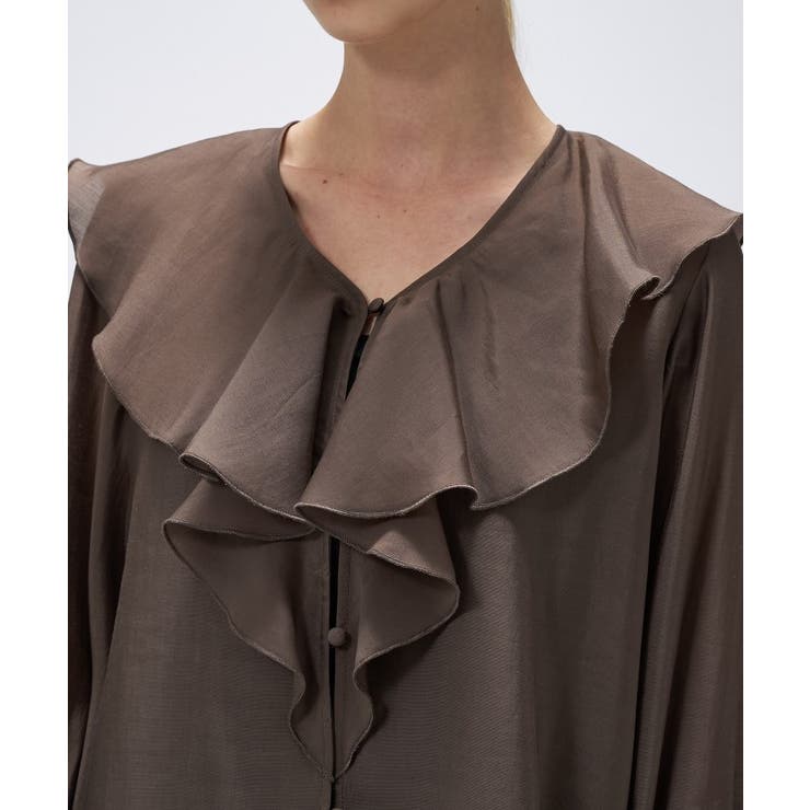 【手洗い可】ラッフルフリルブラウス | cloenc | 詳細画像16 