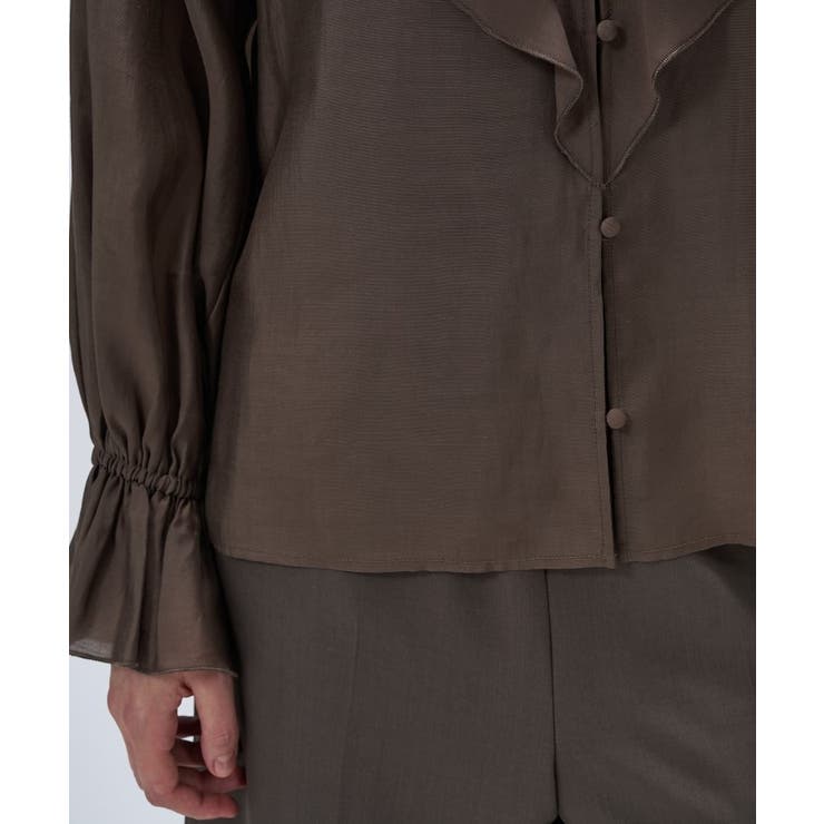 【手洗い可】ラッフルフリルブラウス | cloenc | 詳細画像18 