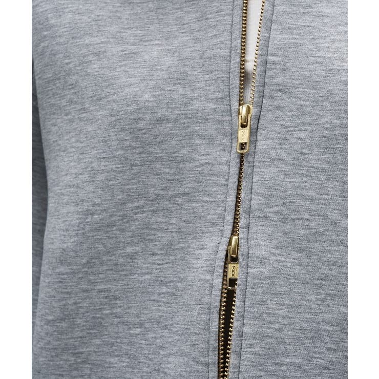 【セットアップ／マシンウォッシュ】ダブルジップダンボールブルゾン | cloenc | 詳細画像13 