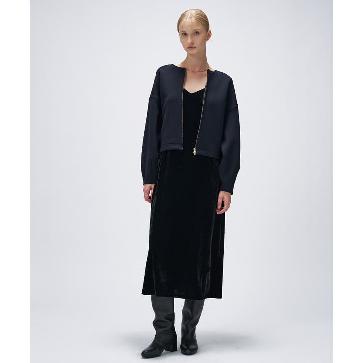 【セットアップ／マシンウォッシュ】ダブルジップダンボールブルゾン | cloenc | 詳細画像22 