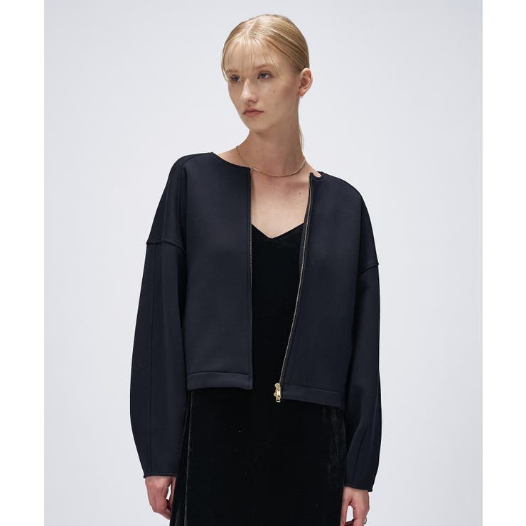 【セットアップ／マシンウォッシュ】ダブルジップダンボールブルゾン | cloenc | 詳細画像23 