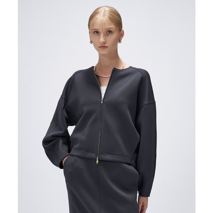 チャコールグレー(914) | 【セットアップ／マシンウォッシュ】ダブルジップダンボールブルゾン | cloenc