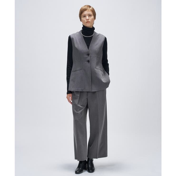 【セットアップ／マシンウォッシュ】イージータックワイドパンツ | cloenc | 詳細画像1 