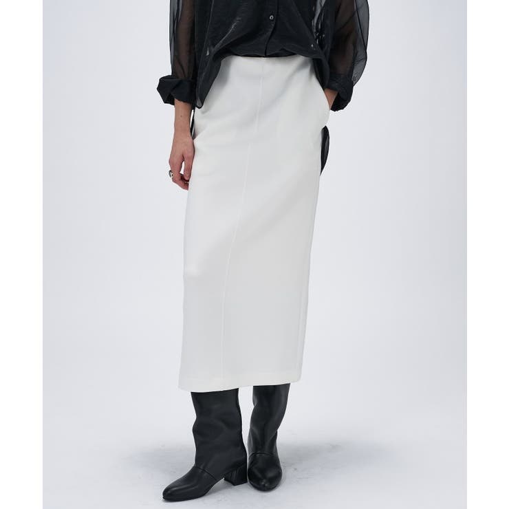 【セットアップ／マシンウォッシュ】ダンボールタイトスカート | cloenc | 詳細画像2 