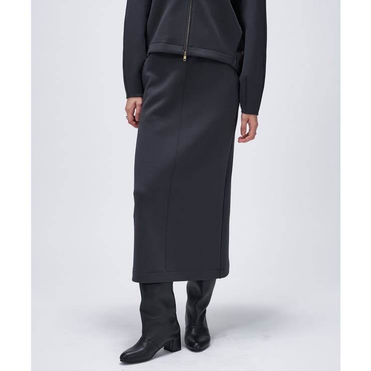 チャコールグレー(914) | 【セットアップ／マシンウォッシュ】ダンボールタイトスカート | cloenc