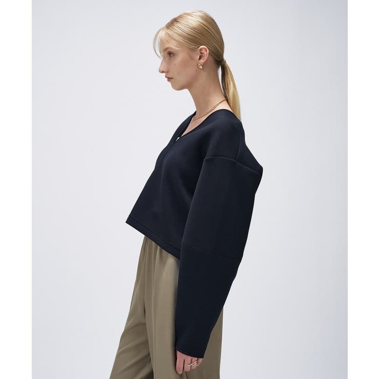 【セットアップ／マシンウォッシュ】深Vネックダンボールプルオーバー | cloenc | 詳細画像20 