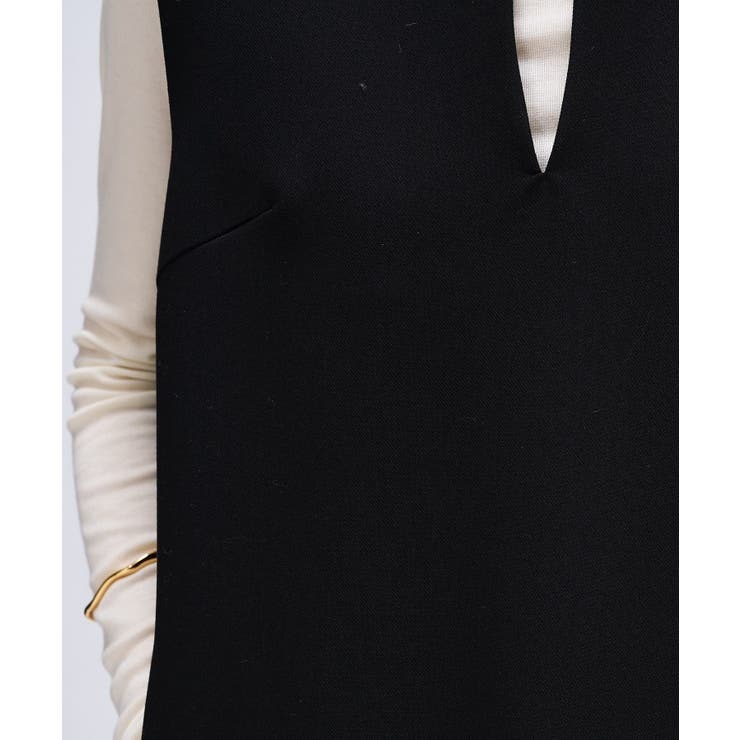 【マシンウォッシュ】キーネックジャンパースカート | cloenc | 詳細画像4 