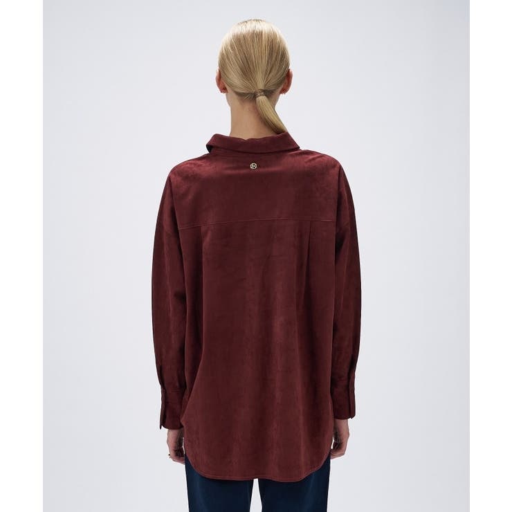 【セットアップ／手洗い可】フェイクスウェードシャツ | cloenc | 詳細画像9 