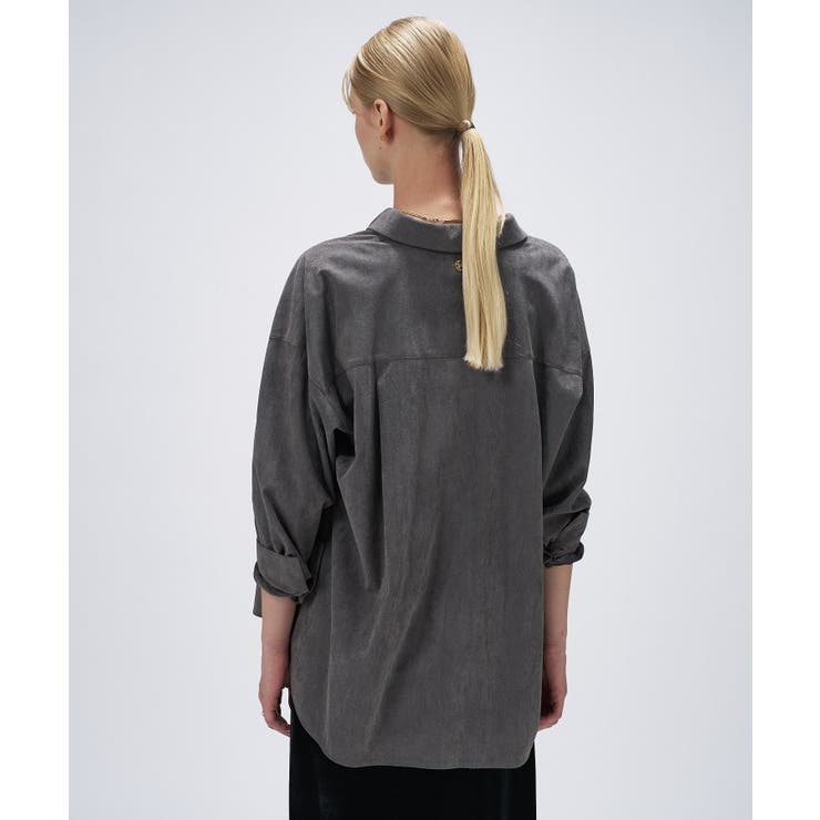 【セットアップ／手洗い可】フェイクスウェードシャツ | cloenc | 詳細画像18 