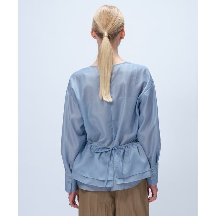 【手洗い可】4wayフリル付きブラウス | cloenc | 詳細画像10 