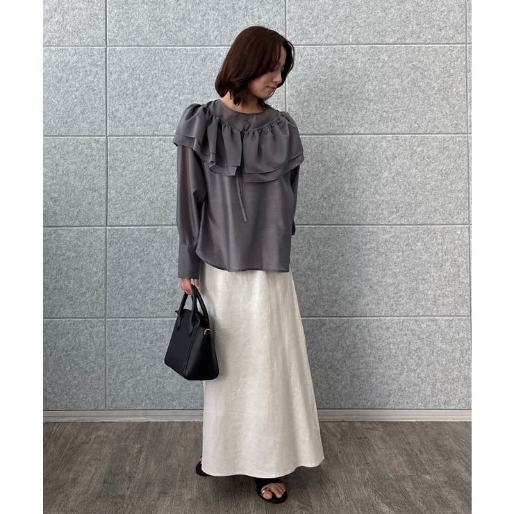【手洗い可】4wayフリル付きブラウス | cloenc | 詳細画像28 