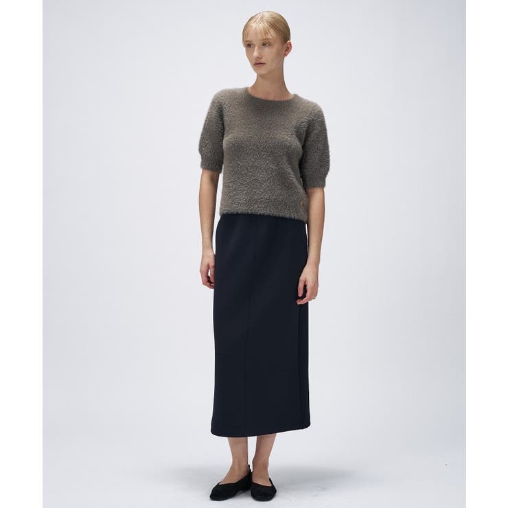 【手洗い可】フェザーヤーンハーフスリーブニット | cloenc | 詳細画像11 