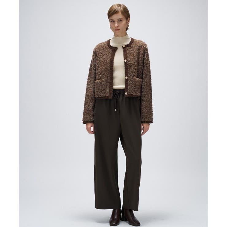 【手洗い可】ブークレニットカーディガン | cloenc | 詳細画像6 