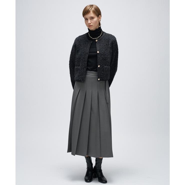 【手洗い可】ブークレニットカーディガン | cloenc | 詳細画像15 