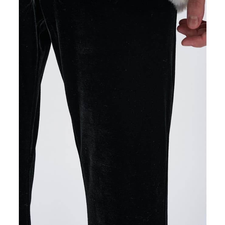 【手洗い可】ベロアセミフレアパンツ | cloenc | 詳細画像14 