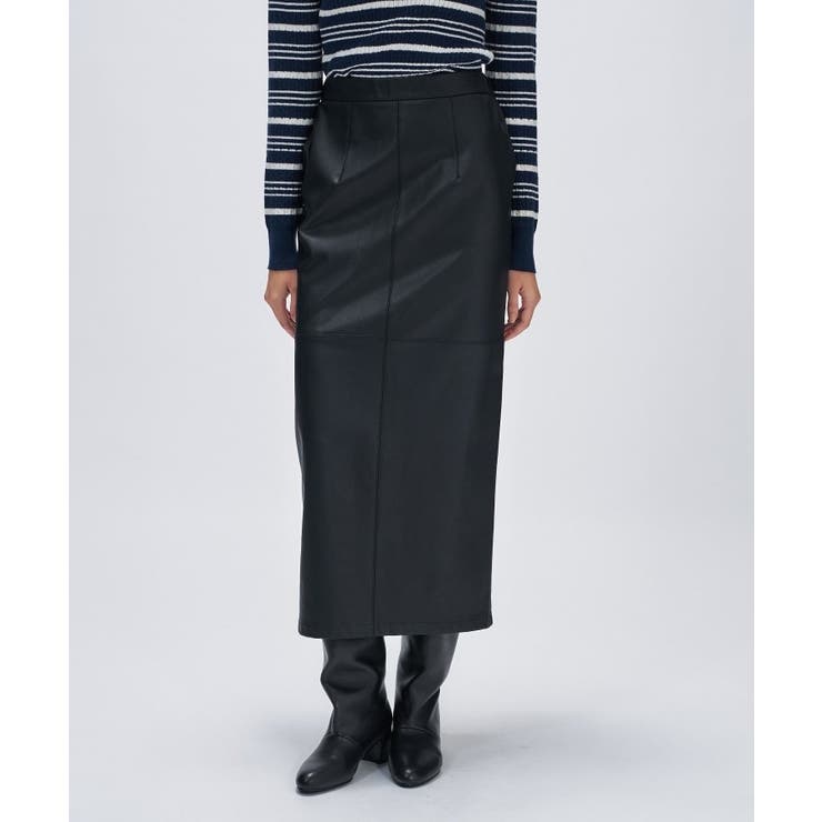 ブラック(019) | 【セットアップ】アソートIラインスカート | cloenc