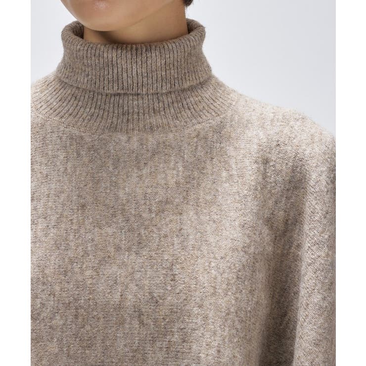 アシンメトリーニットポンチョ | cloenc | 詳細画像9 