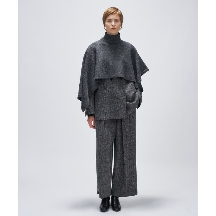 アシンメトリーニットポンチョ | cloenc | 詳細画像11 