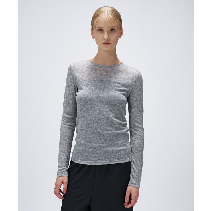 【手洗い可】シアークルーネックプルオーバー | cloenc | 詳細画像12 