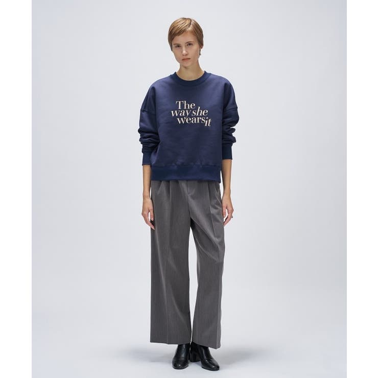 【マシンウォッシュ】刺繍ロゴスウェット | cloenc | 詳細画像11 