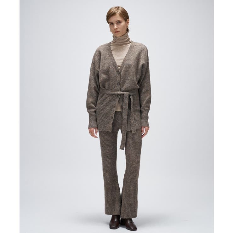 セットアップ】ベルトカーディガン[品番：WRDW0225618]｜cloenc