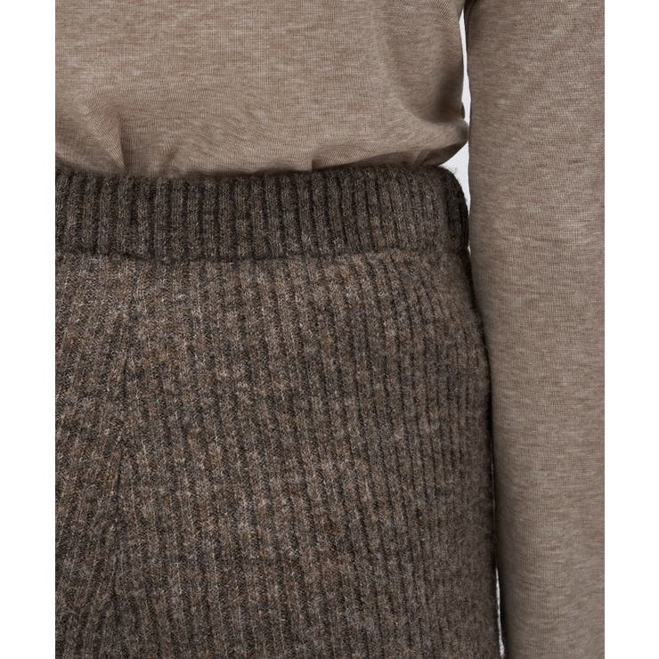 【セットアップ】リブニットフレアパンツ | cloenc | 詳細画像6 