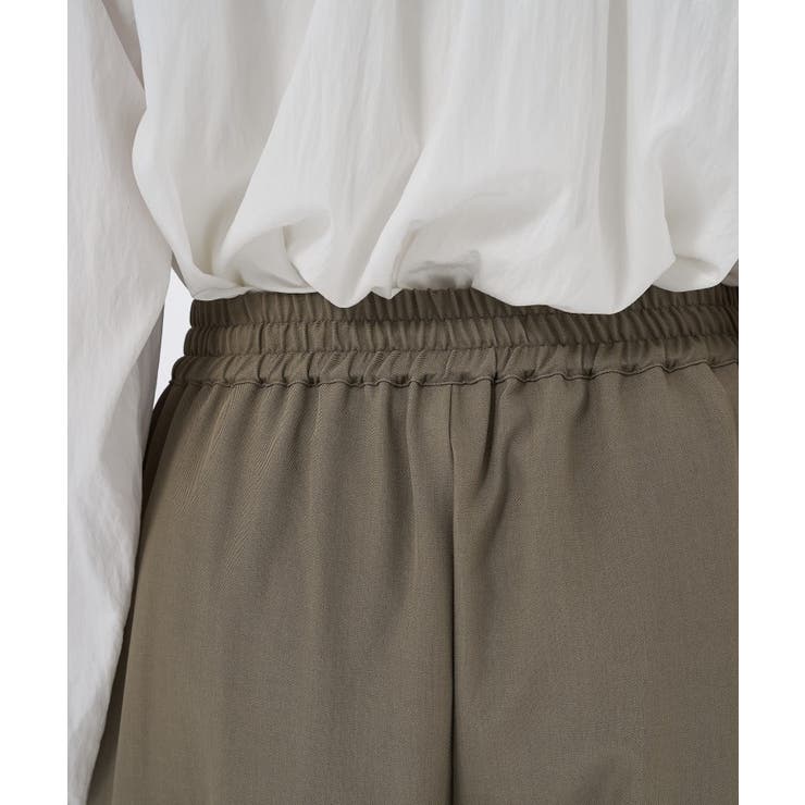 【セットアップ／手洗い可】ツイルイージーワイドパンツ | cloenc | 詳細画像7 