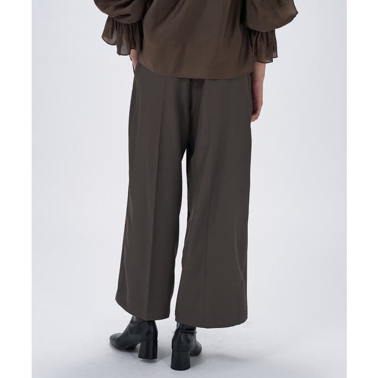 【セットアップ／手洗い可】ツイルイージーワイドパンツ | cloenc | 詳細画像12 