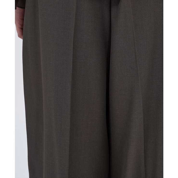 【セットアップ／手洗い可】ツイルイージーワイドパンツ | cloenc | 詳細画像13 