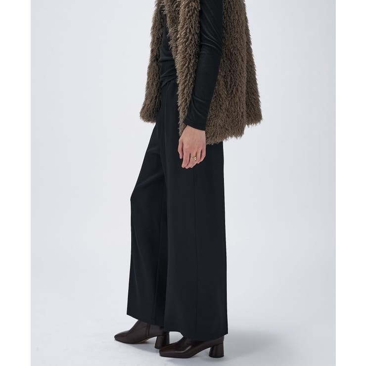 【セットアップ／手洗い可】ツイルイージーワイドパンツ | cloenc | 詳細画像16 