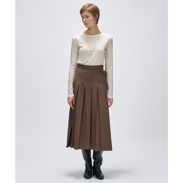 【手洗い可】ウール混クルーネックプルオーバー | cloenc | 詳細画像1 