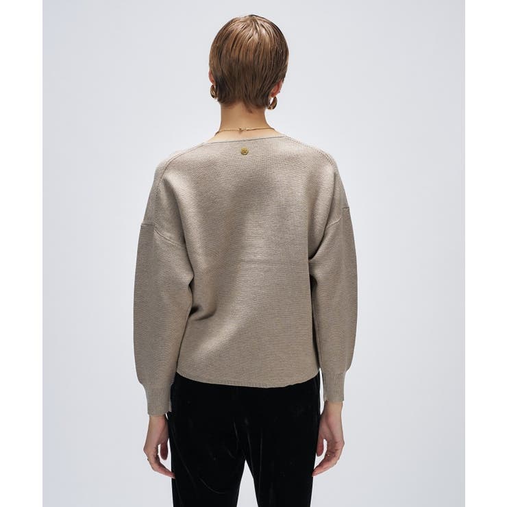 【手洗い可】Vネックラメガターニット | cloenc | 詳細画像32 