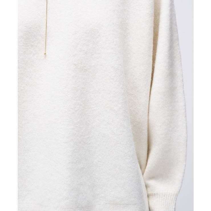 【手洗い可】ドルマンロングリブニットプルオーバー | cloenc | 詳細画像7 