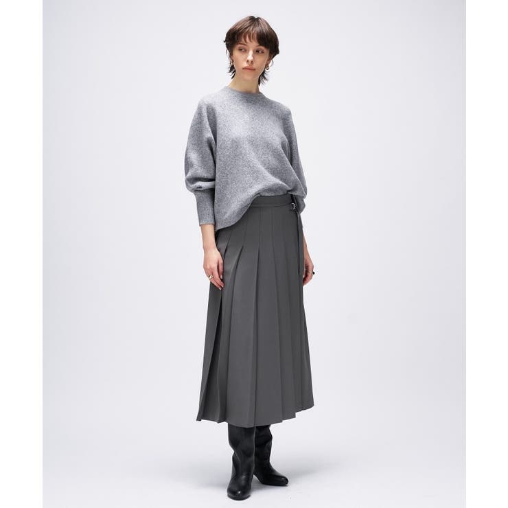 【手洗い可】ドルマンロングリブニットプルオーバー | cloenc | 詳細画像19 