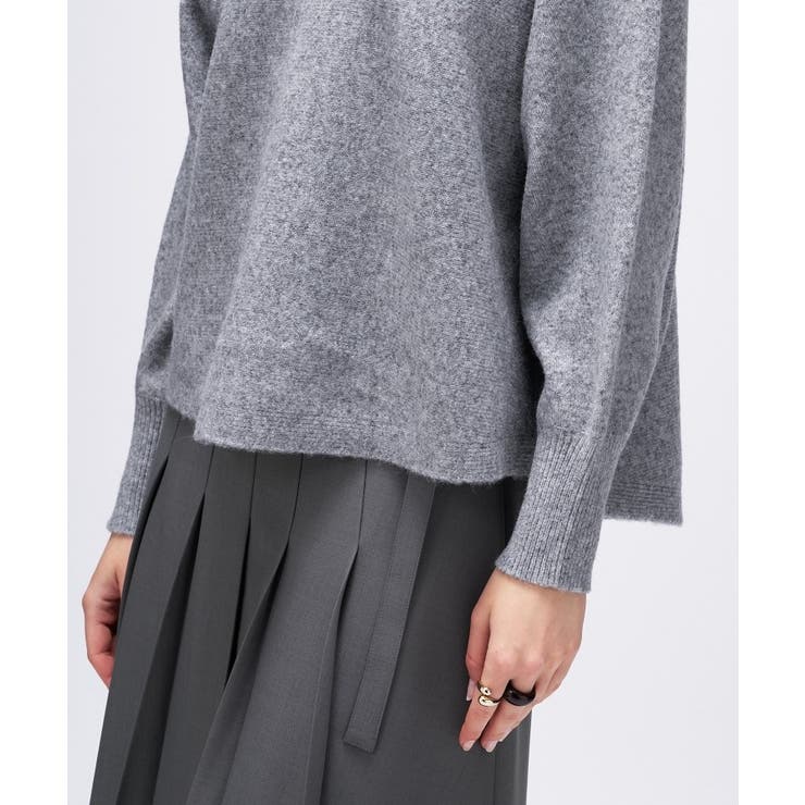 【手洗い可】ドルマンロングリブニットプルオーバー | cloenc | 詳細画像26 