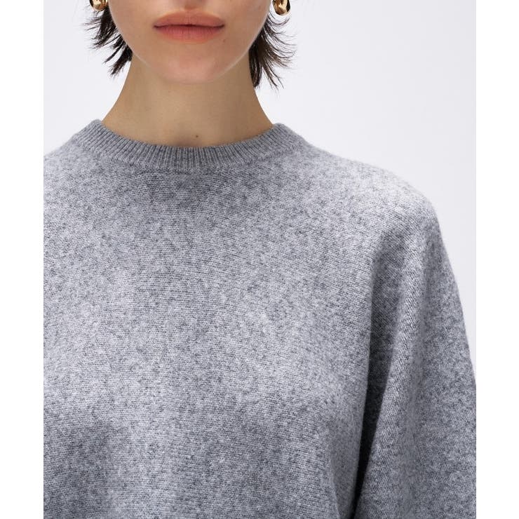 【手洗い可】ドルマンロングリブニットプルオーバー | cloenc | 詳細画像27 