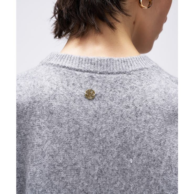 【手洗い可】ドルマンロングリブニットプルオーバー | cloenc | 詳細画像28 