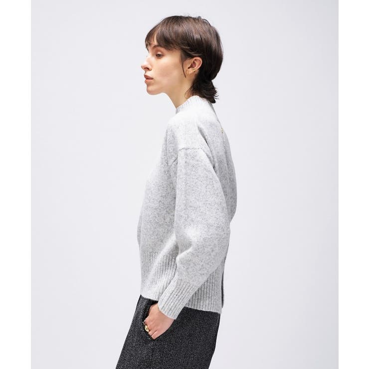 【手洗い可】ラメハイネックニットプルオーバー | cloenc | 詳細画像23 